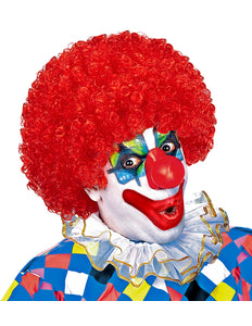Widmann SRL Clownspruik krulletjes rood