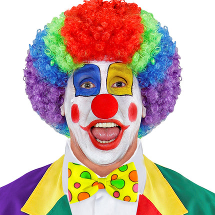 Widmann SRL Clownsstrik geel met bollen