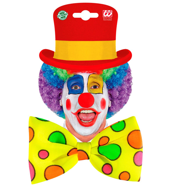Widmann SRL Clownsstrik geel met bollen