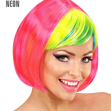 Widmann SRL Club boblijn pruik voor carnaval