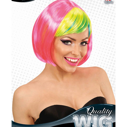 Widmann SRL Club boblijn pruik voor carnaval