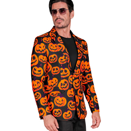 Widmann SRL Colbert halloween pompoen Edgar