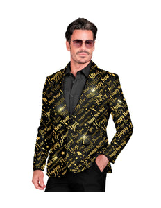 Widmann SRL Colbert happy new year gold