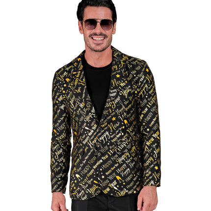 Widmann SRL Colbert happy new year gold