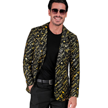 Widmann SRL Colbert happy new year gold