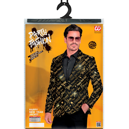 Widmann SRL Colbert happy new year gold