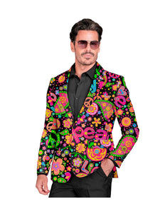 Widmann SRL Colbert neon hippie peace