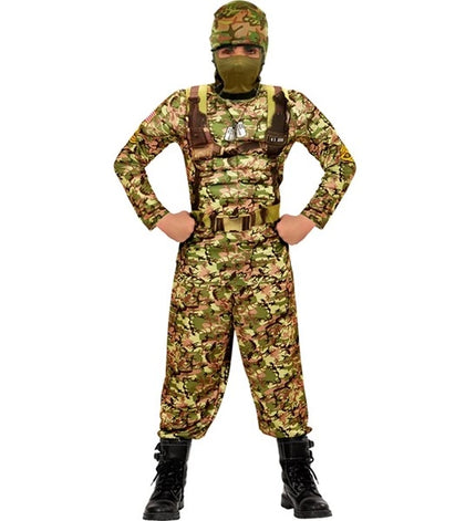 Widmann SRL Combat soldaat kostuum Finn kinderen