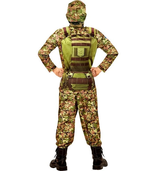 Widmann SRL Combat soldaat kostuum Finn kinderen