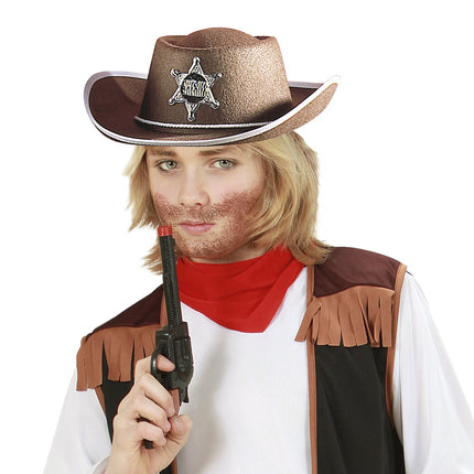 Widmann SRL Cowboy hoed kinderen bruin