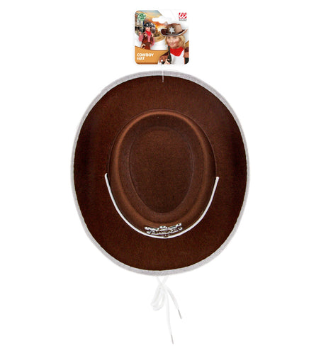 Widmann SRL Cowboy hoed kinderen bruin