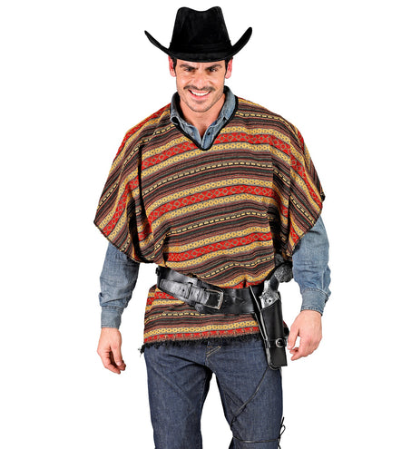 Widmann SRL Cowboy holster zwart met riem