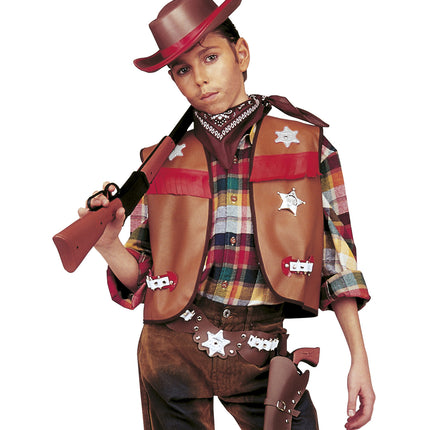 Widmann SRL Cowboy verkleedset kind bruin