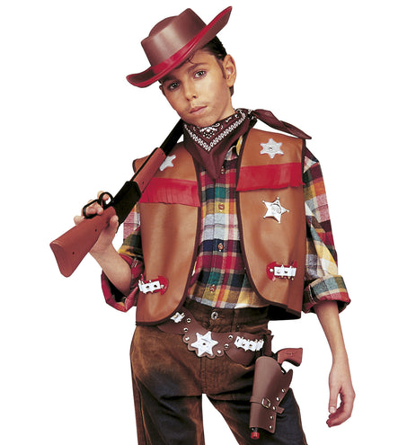 Widmann SRL Cowboy verkleedset kind bruin