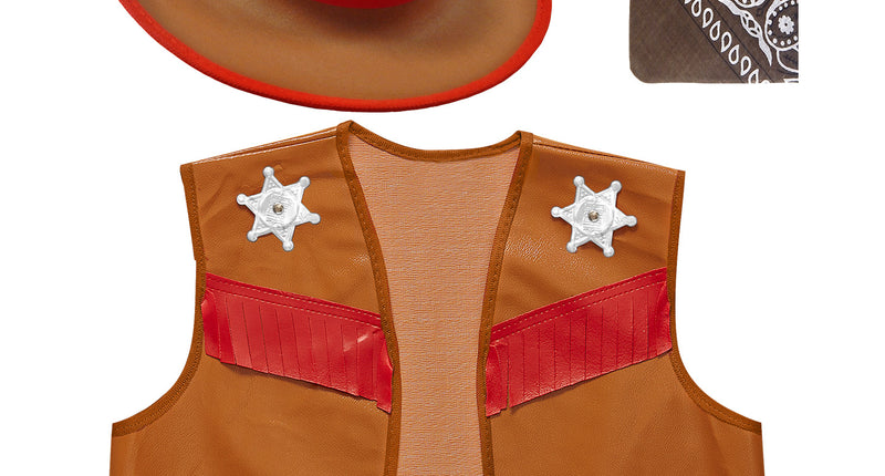 Widmann SRL Cowboy verkleedset kind bruin