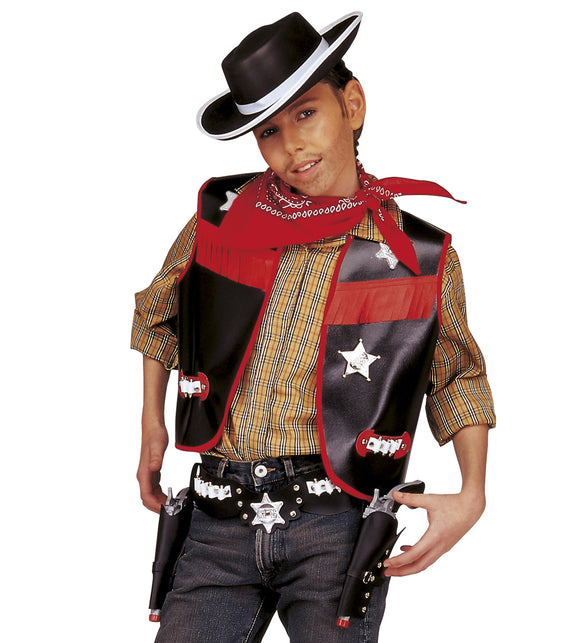 Widmann SRL Cowboy verkleedset kind zwart