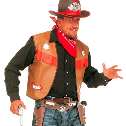 Widmann SRL Cowboy vest bruin