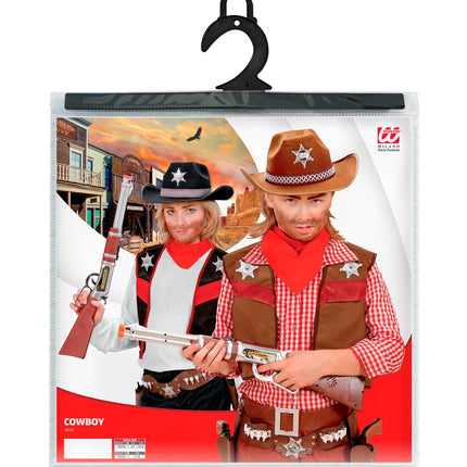 Widmann SRL Cowboy vest bruin kinderen