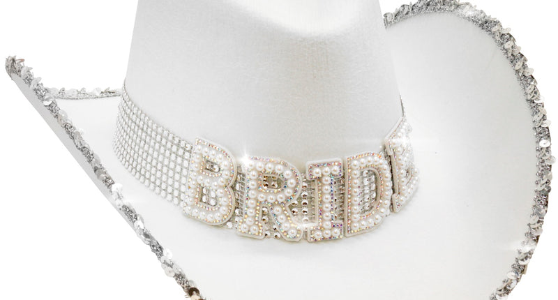 Widmann SRL Cowboyhoed Bride met parels