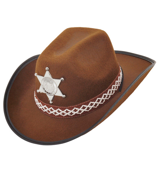 Widmann SRL Cowboyhoed bruin sheriff kind