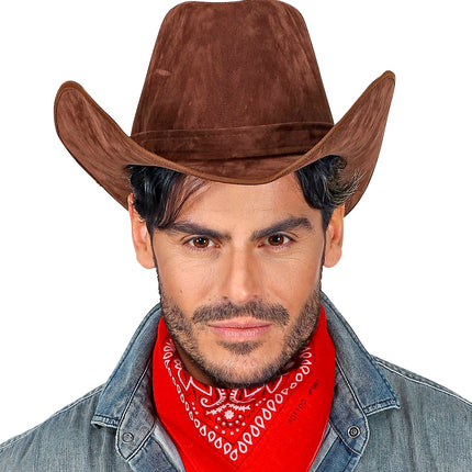 Widmann SRL Cowboyhoed bruin suede