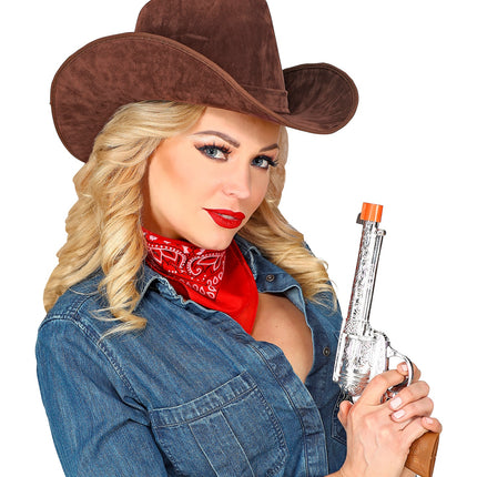 Widmann SRL Cowboyhoed bruin suede