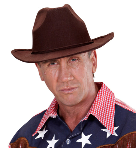 Widmann SRL cowboyhoed bruin wol