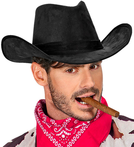 Widmann SRL Cowboyhoed suede zwart Texaans