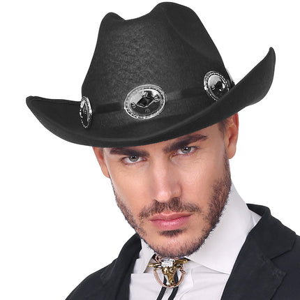 Widmann SRL Cowboyhoed zwart Dallas