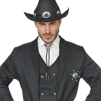 Widmann SRL Cowboyhoed zwart Dallas