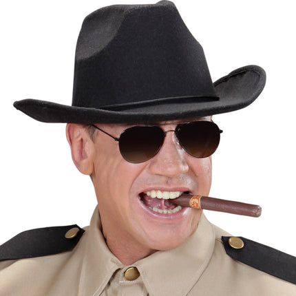 Widmann SRL cowboyhoed zwart wol