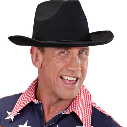 Widmann SRL cowboyhoed zwart wol