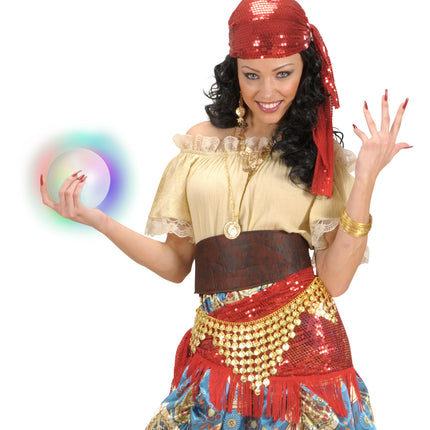 Widmann SRL Crystallen bollen met verkleurend licht