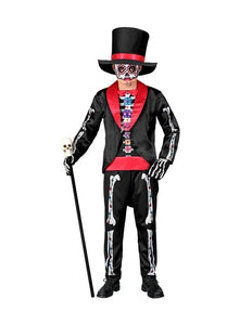 Widmann SRL Dag van de doden kostuum jongen Sanne kinderen