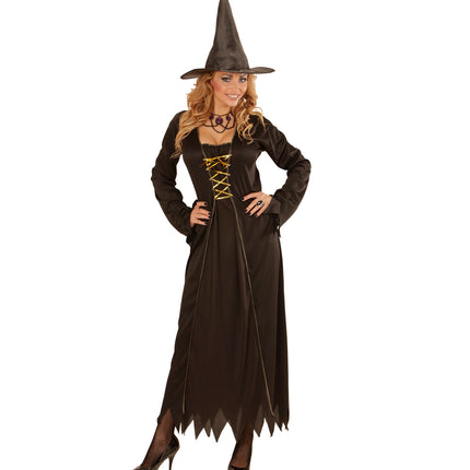 Widmann SRL Dames heksenpak Gretha