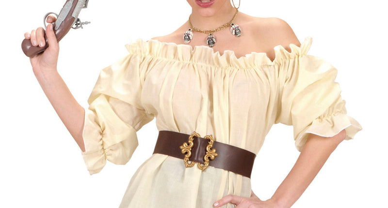 Widmann SRL Dames piraten blouse beige