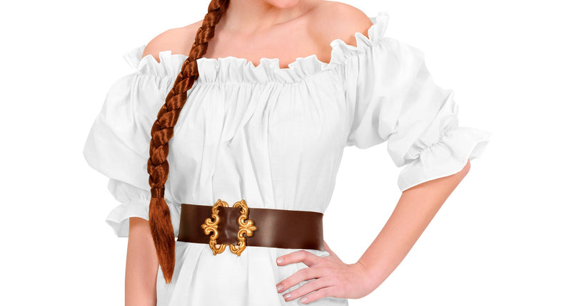 Widmann SRL Dames piraten blouse wit