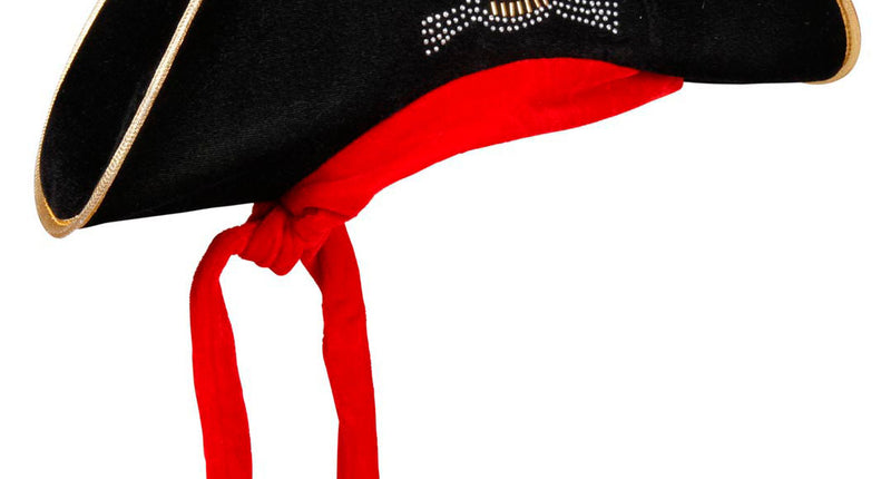 Widmann SRL Dames piratenhoed met bespijkerde schedel en bandana