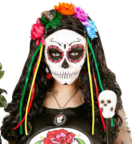 Widmann SRL Day of the dead diadeem met roosjes