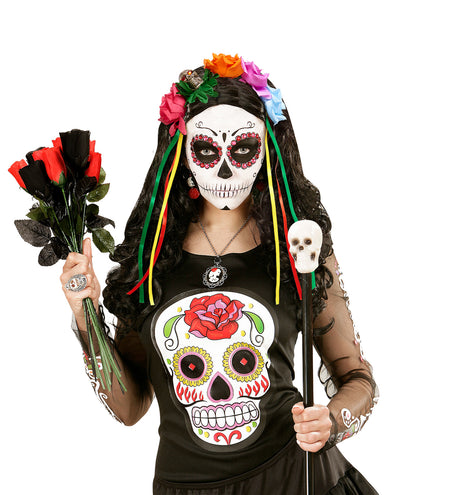 Widmann SRL Day of the dead diadeem met roosjes