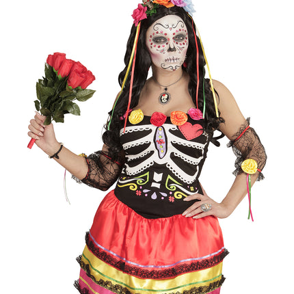 Widmann SRL Day of the dead diadeem met roosjes