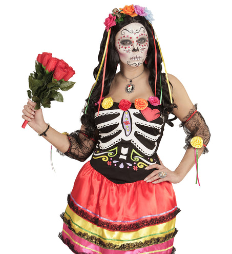 Widmann SRL Day of the dead diadeem met roosjes