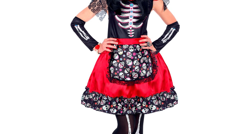 Widmann SRL Day of the dead jurkje Demi  meisje