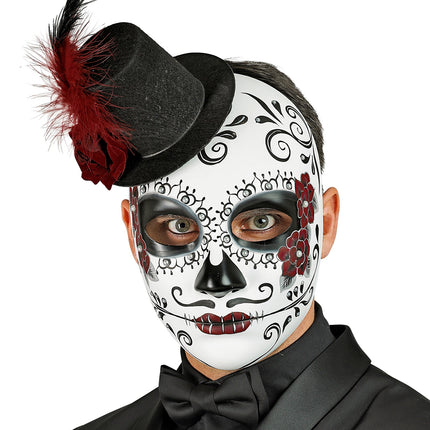Widmann SRL Day of the Dead masker met hoed