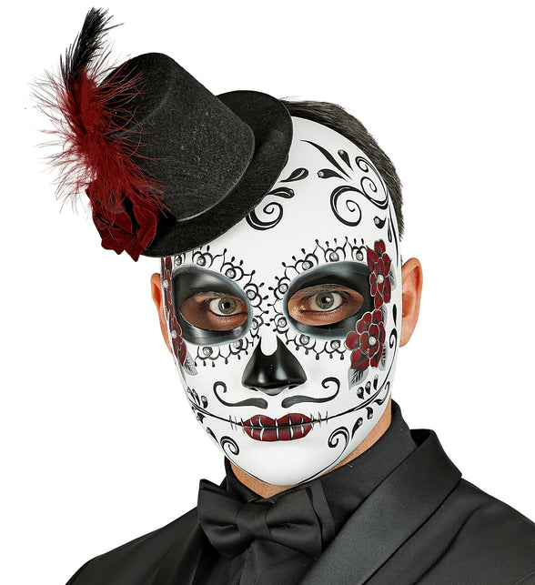 Widmann SRL Day of the Dead masker met hoed