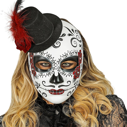 Widmann SRL Day of the Dead masker met hoed