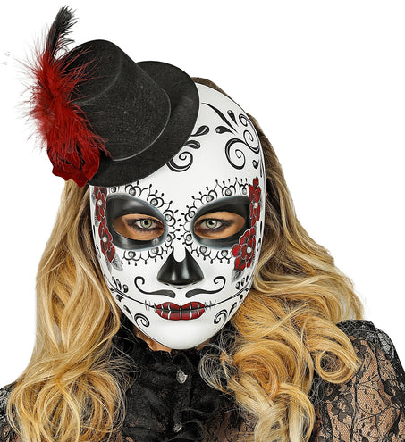 Widmann SRL Day of the Dead masker met hoed