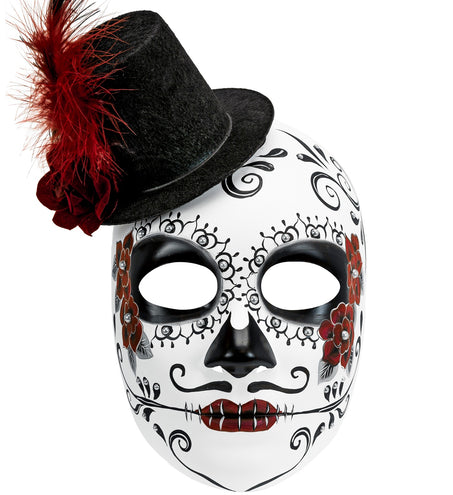 Widmann SRL Day of the Dead masker met hoed
