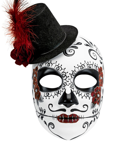 Widmann SRL Day of the Dead masker met hoed