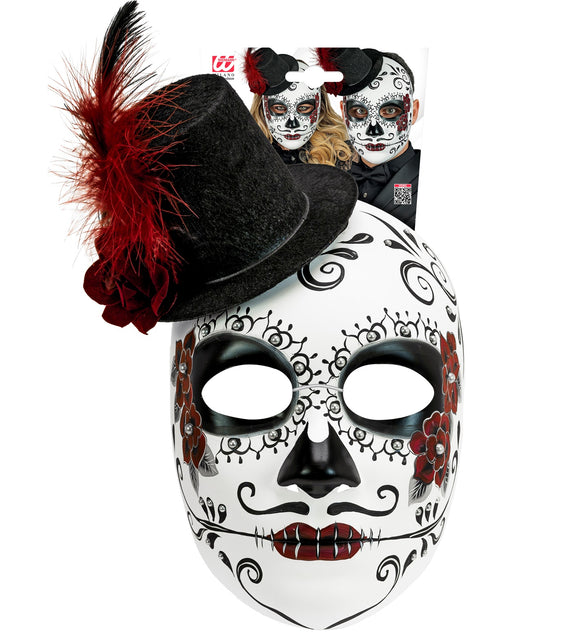 Widmann SRL Day of the Dead masker met hoed